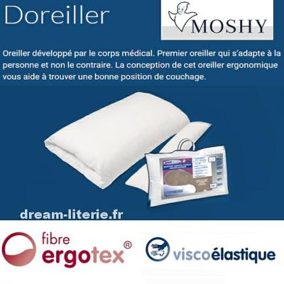 DOREILLER Traversin Ergonomique 67 x 42cm