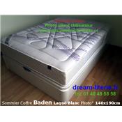 Sommier Coffre Bois BADEN Grande contenance. copie