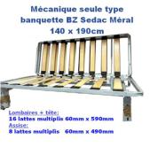 Mecanique LUXE type BZ, Banquette-lit 140x190cm. Livraison uniquement Paris/Ile de france.