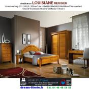 Armoire LOUISIANE 2 PORTES BOIS COULISSANTES LARG. 180CM