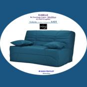 ISABELLE banquette-LIT BZ 140x200, super Matelas SOFACONFORT HD30kg/m3 Haut.15CM.