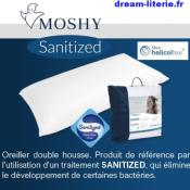 Sanitized Oreiller Traversin antibactérien, antifongique, anti-moisissures