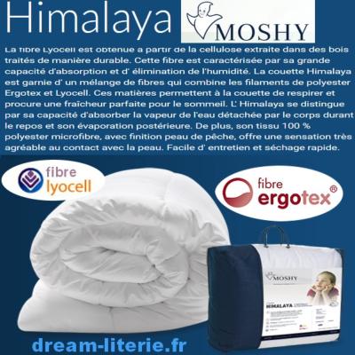 Himalaya Couette  400gr./m2 - Garnissage fibres Lyocel + Ergotex