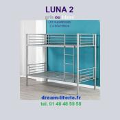 LUNA lit superposé 2 x 90x190cm.