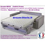 Matelas spécial convertible dream-HR35 de 121 à 140 x 180 à 200cm.