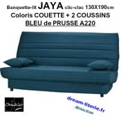 CLIC-CLAC  JAYA, Couchage 130x190CM Mat.SOFAFLEX HD26kg/m3 Haut.11cm.