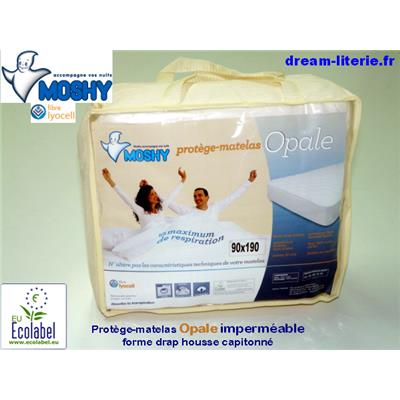 Opale Protège matelas capitonné imperméable Ecolabel.