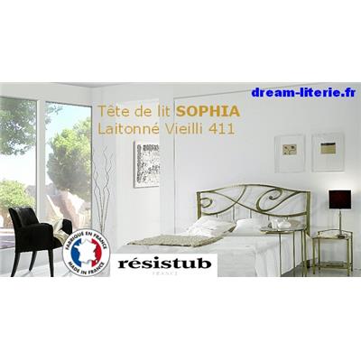 Tête de lit SOPHIA 160cm avec accessoires pr fixation sommier tapissier.