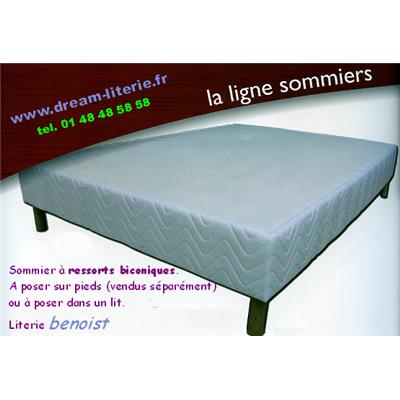 Sommier Ressorts Biconiques Haut.15cm.