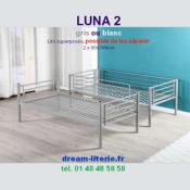 LUNA lit superposé 2 x 90x190cm.