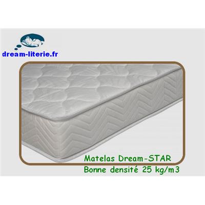 Matelas Dream-STAR mousse de polyuréthanne Haut. 16cm, ou PackDream