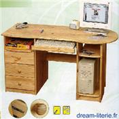 Bureau Touch Round 100% Pin Massif